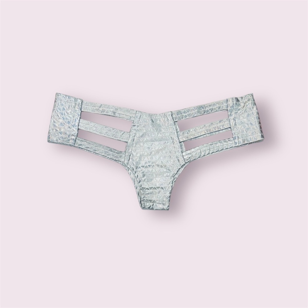 Holographic Unicorn Tears Rave Cutout Bottom
